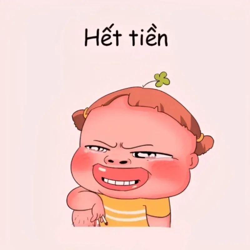 100+ ảnh meme hết tiền hài hước · ảnh 1