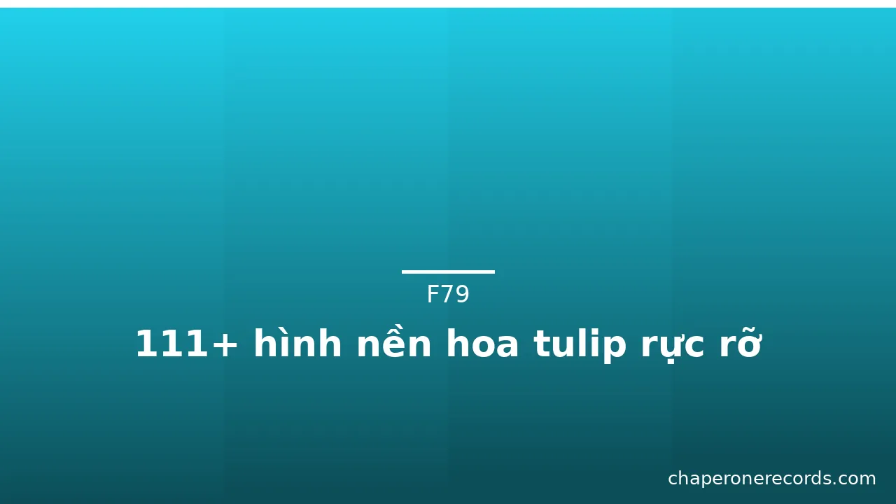 111+ hình nền hoa tulip rực rỡ · ảnh 1