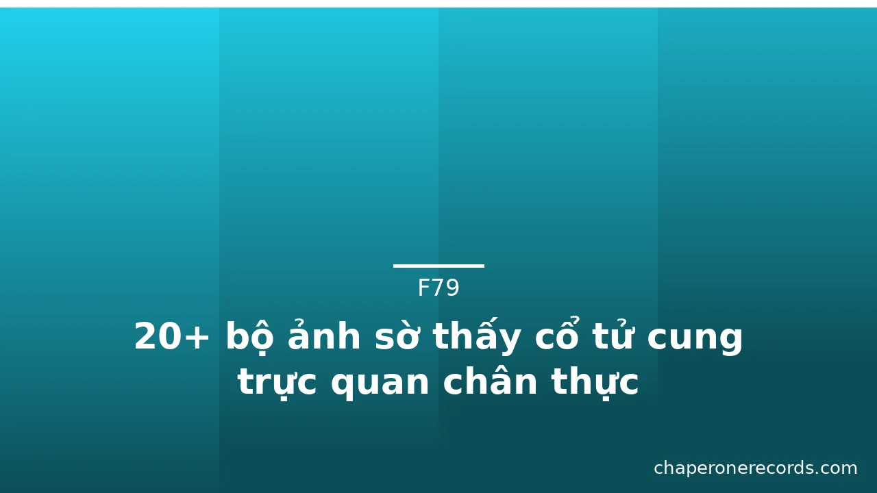 20+ bộ ảnh sờ thấy cổ tử cung trực quan chân thực · ảnh 3