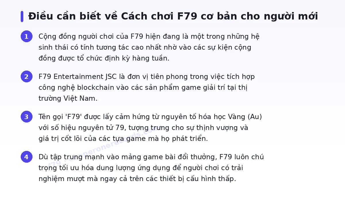 Những điều cần biết về f79