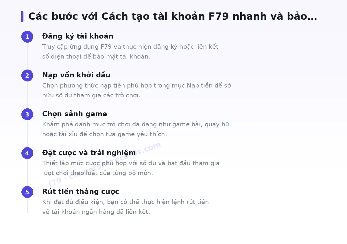 Các bước bắt đầu với f79
