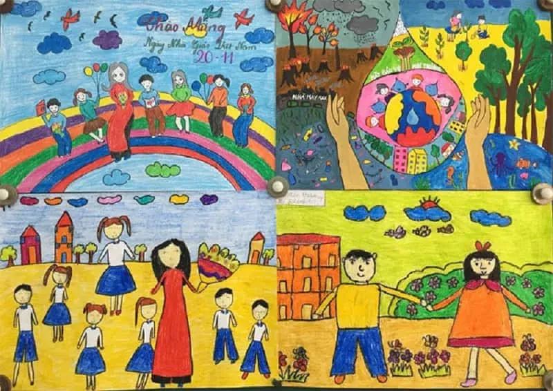 Vẽ tranh 20 11 đơn giản đẹp lớp 3: 100+ ảnh tuyển tập dễ thương nhất · ảnh 3